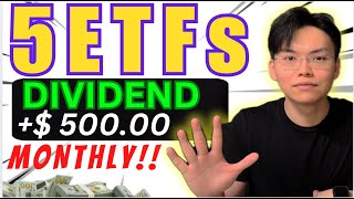 5 Best ETFs that Pay MONTHLY Dividends Ultimate Guide [upl. by Aicilaanna]