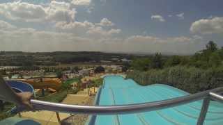 Very Fast Water Slide at Aquarena [upl. by Yadrahs]