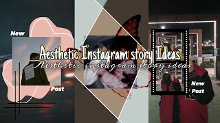 4 Aesthetic Instagram Story Ideas  Instagram Tips amp Tricks 2024 ✨🎧❤️ [upl. by Shiff]