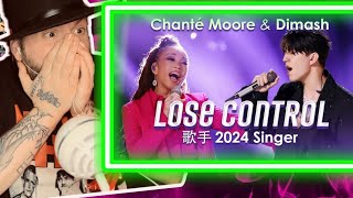 DIMASH amp CHANTE MOORE “LOSE CONTROL” REACTION WOW [upl. by Nadabus133]