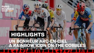 Extended Highlights  ParisRoubaix Femmes avec ZWIFT 2024 [upl. by Essinger667]