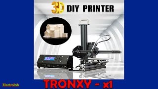 Impressora 3D Tronxy x1 Review  Pequena e barata [upl. by Onitnerolf]