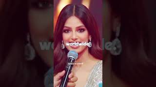 Harnaaz sandhu motivational lines inspired usGod  trending viralshort harnaazsandhu [upl. by Mcgee]