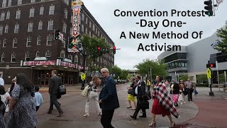 Day 1  A New Type Of Protest At The Evansville Regional Convention Of Jehovahs Witnesses 2024 [upl. by Eirrok]