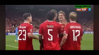 Denmark vs Switzerland 20 goals and highlights Dorgu debut goal for Denmark [upl. by Morville262]