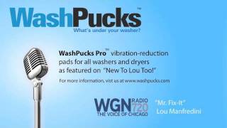 WashPucks Pro™ AntiVibration Pads For All Washing Machines and Dryers Featured On quotMr FixItquot [upl. by Diehl]