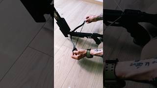 Restringing AR series Steambow Stinger Tactical fast way method [upl. by Zillah]