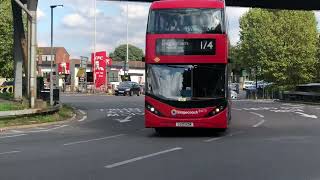 London Buses Route 174 14173 Stagecoach Alexander Dennis [upl. by Anidem655]