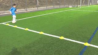 Fussballtraining 6er Reihe Übung 610  Ballkontrolle  Technik [upl. by Aiveneg]