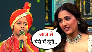 SaReGaMaPa Lil Champs 2022 Neeti Mohan Supports Harsh Sikandar Financially [upl. by Ahseinad]