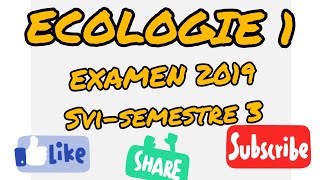 Ecologie générale SVIS3 corrigé dun examen 2019 en arabe [upl. by Jeraldine]