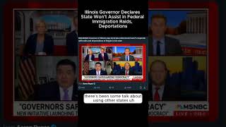 Illinois Governor Defies Federal Orders No State Support for Trump Immigration Raids [upl. by Gitlow]