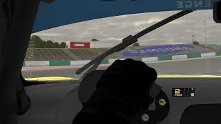 iRacing Onboard Lap Mercedes AMG GT4 at Algarve Wet 24S4 Falken Tyre Challenge [upl. by Nilat]