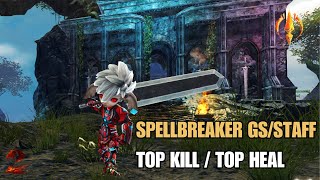 Guild Wars 2  StaffGS Spellbreaker PvP  Top Kills Top Heals [upl. by Holub]