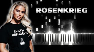 Mozzik x Loredana Rosenkrieg  karaoke piano instrumental cover [upl. by Yaf]