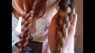 Tuto coiffure 3 Tresse 4 brins super facile [upl. by Michele18]