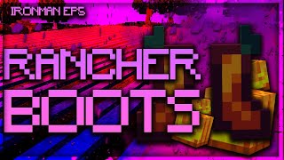 Hypixel Skyblock Ironman  RANCHER BOOTS 5 [upl. by Epilif272]