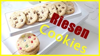 XXL COOKIES wie von SUBWAY  schnell amp einfach selber machen  Backlounge Rezept [upl. by Yelyr467]