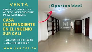 ¡Oportunidad CASA INDEPENDIENTE VENTA EL INGENIO SUR DE CALI [upl. by Sirromed]