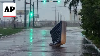 Hurricane Francine strikes Louisiana with 100 mph winds [upl. by Dion]