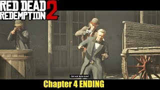 Robbing The Saint Denis Bank  Red Dead Redemption 2 Chapter 4 Ending [upl. by Ahsata]