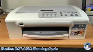 Brother DCP135C How to do Printhead Cleaning Cycles and Improve Print Quality [upl. by Radburn199]