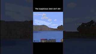 the suspicious stew aint shi ai memes minecraft stew [upl. by Kcirderfla]