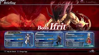 Battle with Ifrit x Battle with Leviathan Dissidia Final Fantasy NT [upl. by Slohcin233]