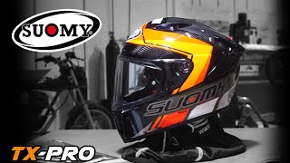 Suomy TXPro  Unboxing amp First Impression  Light weight Fullface Helmet [upl. by Molohs]