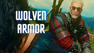 WOLVEN ARMOR  BEST ARMOR IN THE WITCHER 3  Red Dye shorts [upl. by Reaht172]