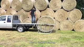 Kiwi Bale Feeders  Loading your Bale Feeder [upl. by Cline]