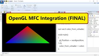 075 OpenGL MFC 7  MFC MDI Project 7 OpenGL and MFC Integration OpenGL Shaders [upl. by Kalam926]