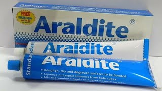 Araldite Standard Epoxy Adhesive Resin 100g and Hardener 80g 180gms Blue How to use at home [upl. by Trebleda]