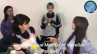 Momo de TWICE habla sobre su dieta [upl. by Yrovi470]