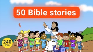 50 Bible Stories for kids A large collection of interesting stories from the Bible for children [upl. by Ilah]