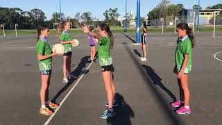 Netball Bounce Pass [upl. by Netsirk930]