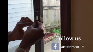 Patio door handle replacement [upl. by Zevahc]