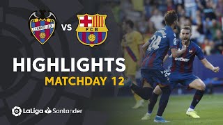 Highlights Levante UD vs FC Barcelona 31 [upl. by Hild]