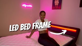 Lights Out or Lights On Amazon LED Bed Frame Review 💡🌙 [upl. by Elrae215]