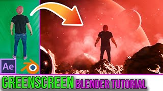 GreenScreen  AftereffectsBlender Tutorial [upl. by Aseram552]