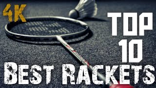 Top 10 Best Badminton Rackets [upl. by Raynata]