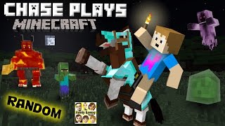 Chase plays MINECRAFT Random Gameplay w a 4 Year Old FGTEEV [upl. by Dniren]