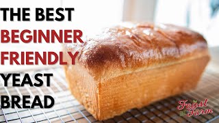 How to make a loaf of bread from scratch Beginner friendly [upl. by Fletch]