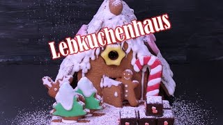 LEBKUCHENHAUS BACKEN  Lebkuchenhaus Selber Machen Gingerbread House  Adventskalender 24 [upl. by Venuti]