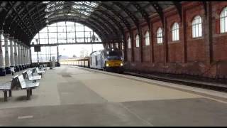 Trains at Darlington station 070417 [upl. by Ahsinac]