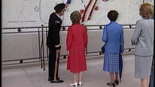 Nancy Reagans Remarks at Omaha Beach Cemetery in France on June 6 1982 [upl. by Leicester]