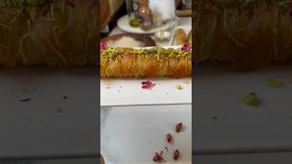 The easiest Knafeh Recipe knafeh cheeselovers [upl. by Aivekahs]