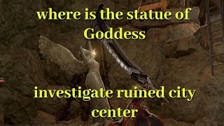 Code Vein where to go after howling pit amp dried up trenchesinvestigate the statue of the goddess [upl. by Aruat]