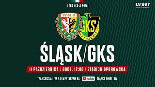 LIVE Śląsk Wrocław  GKS Jastrzębie  Sparing [upl. by Arahsat50]