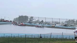 IMSA  2024 6 Hours of the Glen Jack Aitken Rain Crash [upl. by Llamaj]